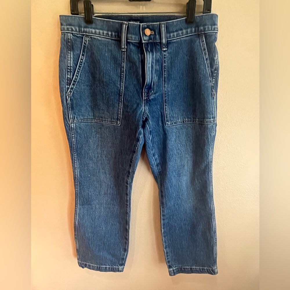 J. Crew Blue Cropped Denim Pants